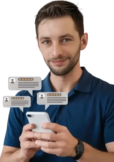 Gean recebendo notificações no celular